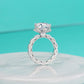 377 [BETXUE B05] Rose Legend 3 carat 100-cutting moissanite ring