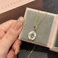 197 [BETXEU JEWELRY] Golden Coast S925 Blue Pendant