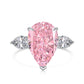 10 [BETXEU JEWELRY W]  Pink S925 8A High carbon Ring collection