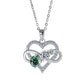 447 【BETXEU】Love Heart Shape S925 necklace Mossanite