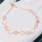 [BETXUE G18]  Pink flamingo heart bracelet