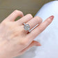 32 [BETXUE A09] SNOWQUEEN S925 3CT MOISSANITE RING