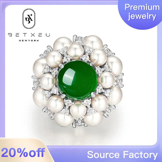 381 [BETXEU JEWELRY]  Oriental Beauty S925 Ring