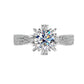 01【BETXEU 】2023 New moissanite One-carat Ring colorful stone Ring collection