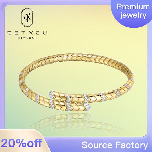 249 [BETXEU] s925 snake-shaped opening snake bone bracelet