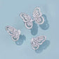 【BETXUE E13 】Sterling silver luxury butterfly earrings