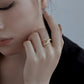 【BETXEU】S925 Butterfly Moon design ring Elegant