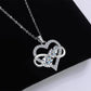 447 【BETXEU】Love Heart Shape S925 necklace Mossanite