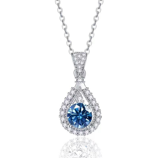 62 [BETXUE D02] Ocean Drop Moissanite Necklace