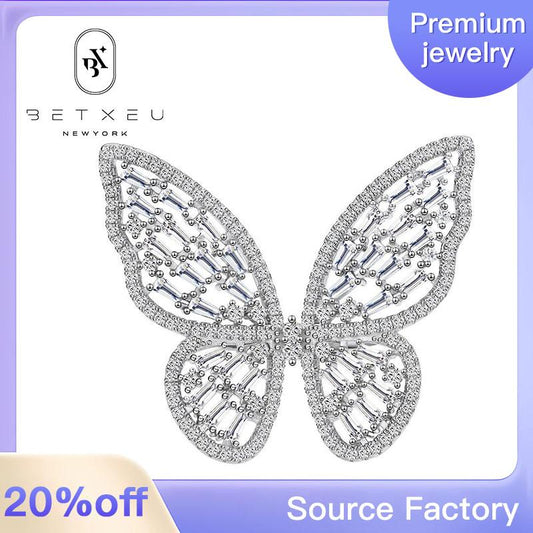 35 [BETXUE C39] Butterfly Dream S925 Ring