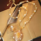 271【BETXEU】S925 natural citrine necklace/earrings