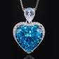 429【BETXEU】Ocean Love Heart-Shaped S925 Necklace