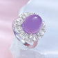 454【BETXEU】Violet New Age Ring S925