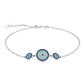 【BETXEU】Evil eye bracelet S925 Elegant