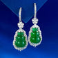 418 [BETXEU] Retro Green S925 Earrings Collection