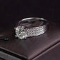 56[BETXUE A08] TRUE LOVE-S925 Moissanite Ring For Man