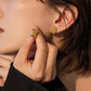 140【BETXEU】S925 earrings high carbon