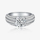 70【BETXEU】D Color 1 Carat/2 Carat moissanite man Ring