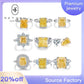 14 [BETXUE JEWELRY]  YELLOW ICECUTTING S925 8A High carbon ring collection