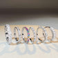 92【BETXEU】Eileen 2023 New Design S925 Rainbow Gems-tone Full Square Ring Inspired