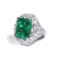 182 [BETXEU JEWELRY] Lady M Luxury Green S925 Ring