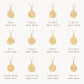 278 [BETXEU] Zodiac Signs 12 Constellation Necklace