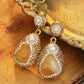 271【BETXEU】S925 natural citrine necklace/earrings