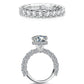 378  [BETXUE A09] Kiss to Seal S925 3CT MOISSANITE RING