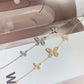 【BETXEU】 Butterfly Ring earring Bracelet S925