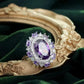 272【BETXEU】S925 natural amethyst ring