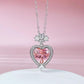 78【BETXEU】 Princess's dream pink heart ring S925 jewelry set