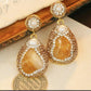 271【BETXEU】S925 natural citrine necklace/earrings