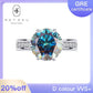 43 Grand Queen Moissanite Ring 3CT/5CT