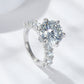 32 [BETXUE A09] SNOWQUEEN S925 3CT MOISSANITE RING