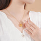 [BETXUE D23] Natural ova citrine necklace