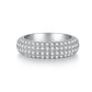 110 BETXEU Hip-Hop Full stone Ring Unisex Medium-Sized ring