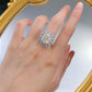 310 [BETXEU] Billionaire's Dream S925 10*12 wedding ring lab created 5 carats ice flower cutting