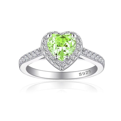 384 [BETXEU JEWELRY] LOVE YOU Heart-shape S925 Ring