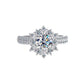 100【BETXEU】live stream special offer for new followers S925moissanite ring [one purchase one day due to limited stock]