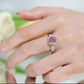 321【BETXEU】 Princess Sissi 1 Carat S925 Moissanite Ring