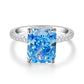 37 [BETXUE C10]  HEAVENLY HUES-8A Zirconia S925 Ring