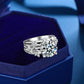 45[BETXUE A15 ] love of the stars 5 carat S925 Moissanite Ring