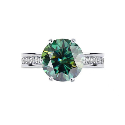 43 Grand Queen Moissanite Ring 3CT/5CT