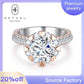 316 【BETXEU】Butterfly heart shape 2 Carat Moissanite Ring Luxurious Princess Engagement Ring