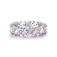 115【BETXEU】 S925 Stacking Ring with Zircon Stones