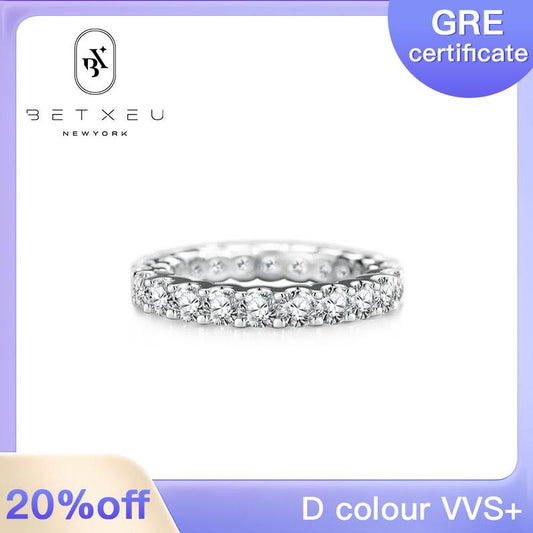 65 [BETXEU] 2023 S925 all moissanite ring band