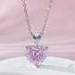 78【BETXEU】 Princess's dream pink heart ring S925 jewelry set