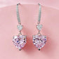 78【BETXEU】 Princess's dream pink heart ring S925 jewelry set