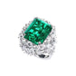 182 [BETXEU JEWELRY] Lady M Luxury Green S925 Ring