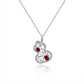 393 [BETXEU JEWELRY] Red Blossom Gourd Collection S925